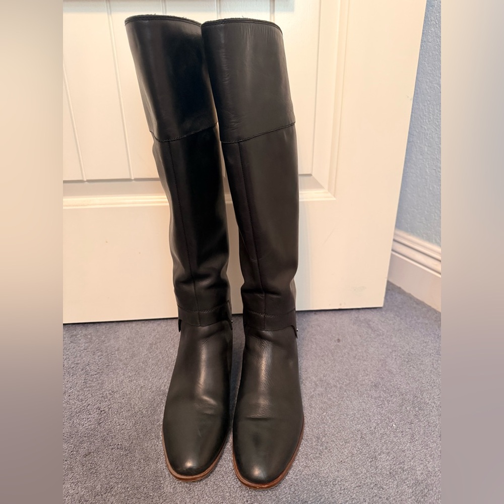 Franco Sarto Black Winter & Rain Boots